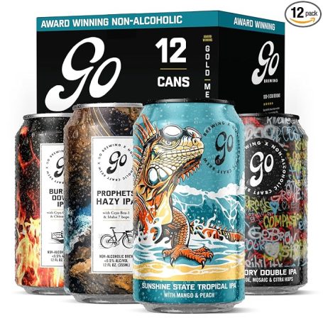 Go Brewing non-alcoholic craft beer can and packaging